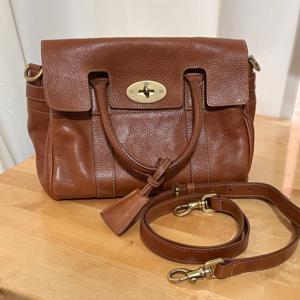 Mulberry Small Bayswater Satchel Oak NVT